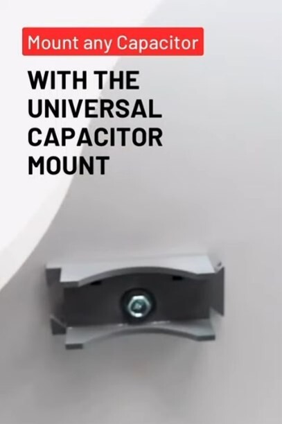 Universal HVAC Capacitor Mounting Bracket