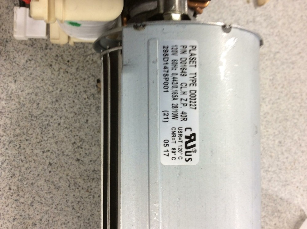 GE Range Oven Blower Tangential part# 295d1475p001 21