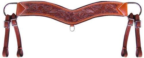 Showman Floral Tooled Tripping Collar