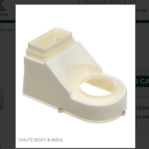 CHUTE BODY & INSUL # 9131495-01