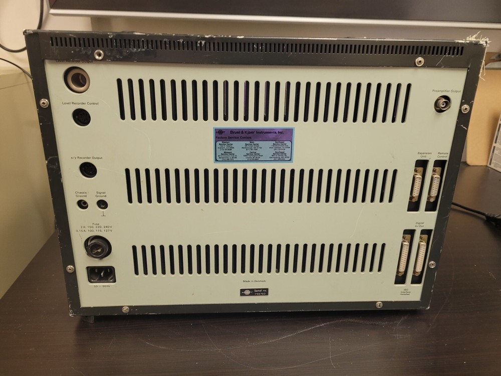 Bruel & Kjaer Digital Frequency Analyzer Type 2131 Tested Working Free Shipping