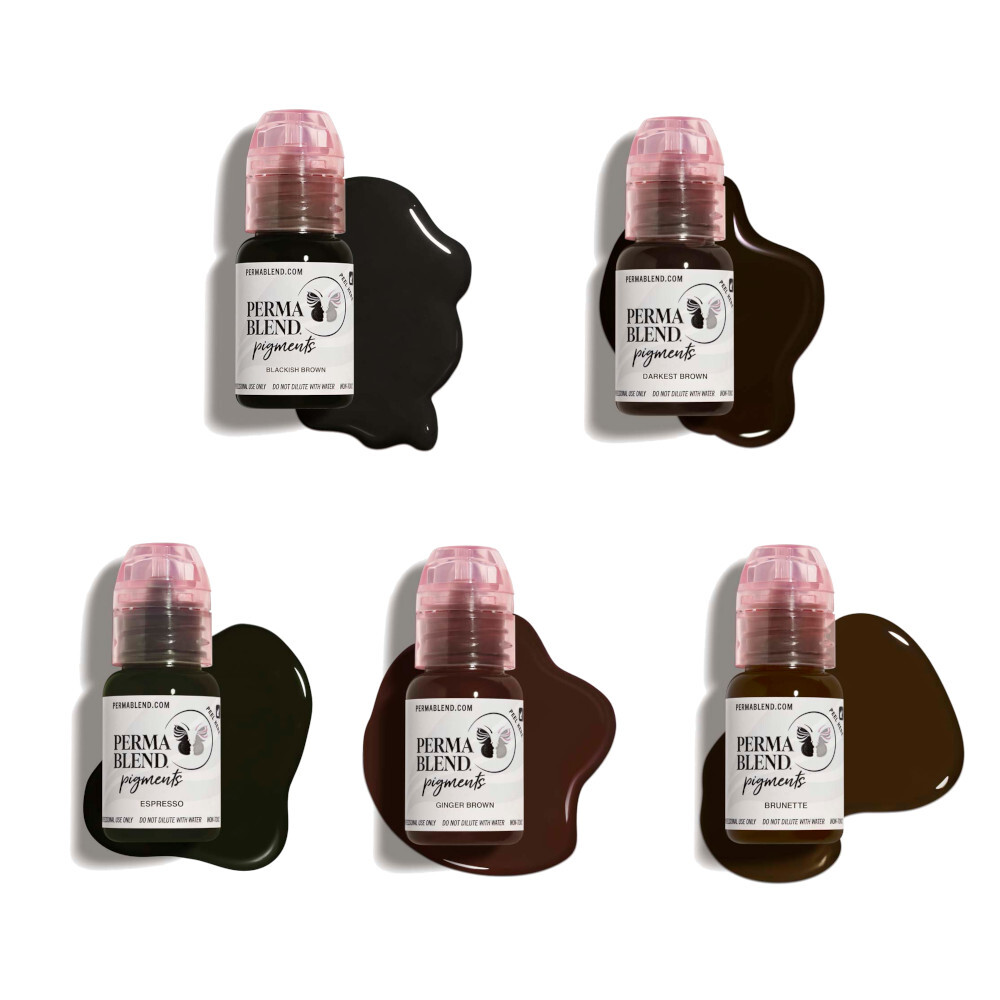 PERMA BLEND Set Kit Permanent Makeup Microblading Pigments Permablend Pigment