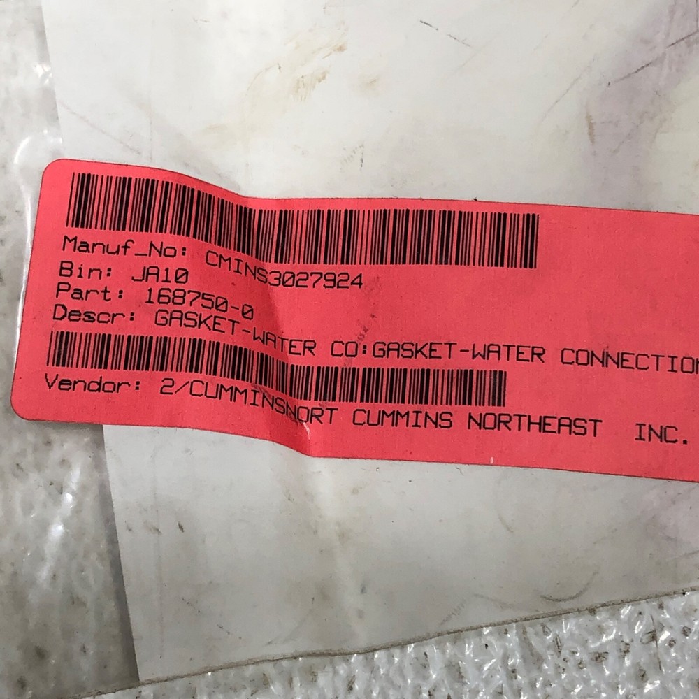 Cummins 3027924 Connection Gasket For Select L10 M11 & ISM Models
