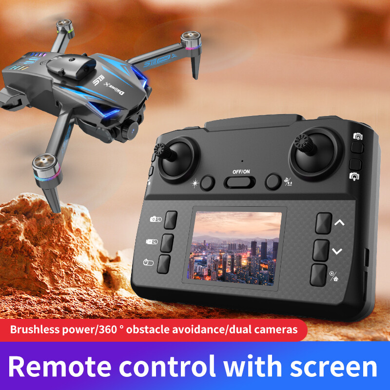 Drones with HD ESC Dual Camera RC Drone WIFI FPV Foldable Quadcopter 3 Battery