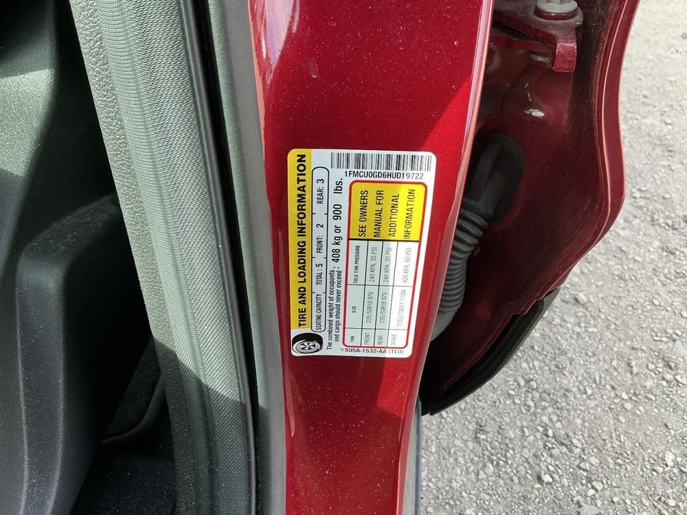 System Restraint Bag Module Fits 17-19 ESCAPE 865896