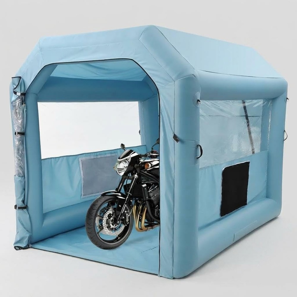 Inflatable Paint Booth Portable Spray Tent w/ Blower Filter Auto Car DIY