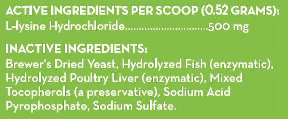 L Lysine Powder for Cats Immune Support