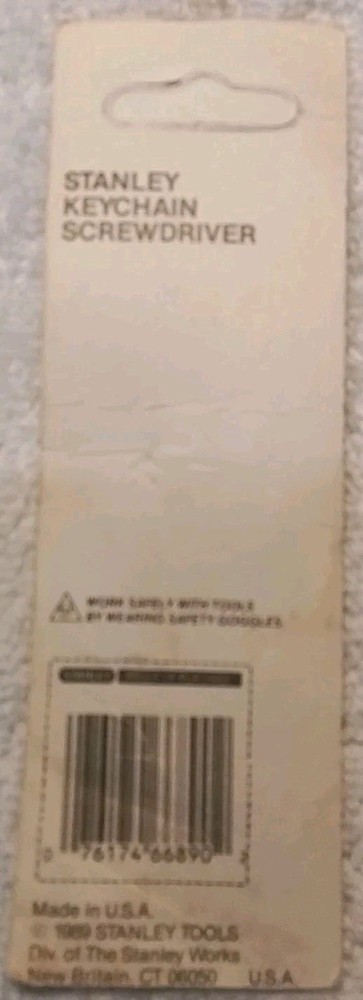 STANLEY 66-890 KEY CHAIN SCREWDRIVER 🇺🇸