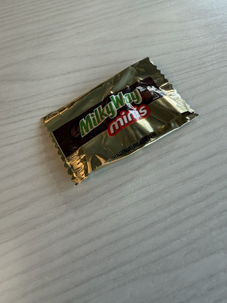 RARE Factory Defect Milky Way Empty Sealed Milky Way Mini Candy Wrapper