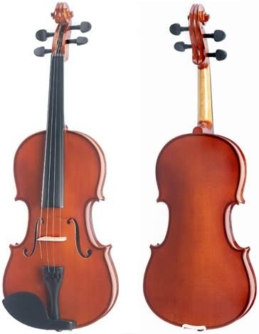 Mendini 16-Inch Varnish Solid Wood Viola w/ Case, Bow, Rosin, Bridge, Strings-
