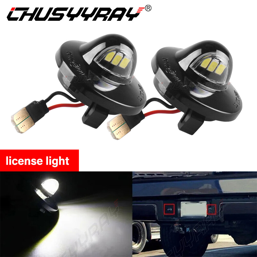 2x License Plate Light Tag Lamp Assembly Replacement For 1991-2004 Ford Explorer