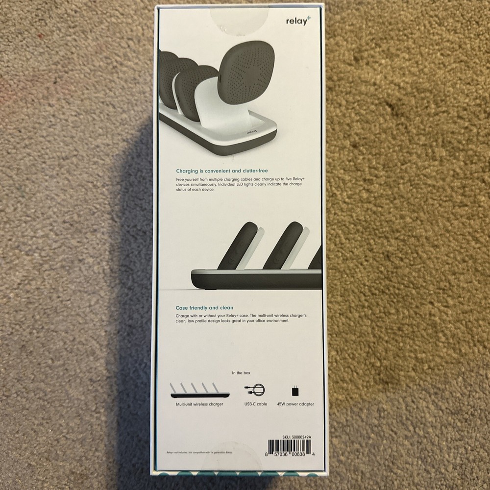 Relay+ Screenless Communication Multi-unit Wireless Charger