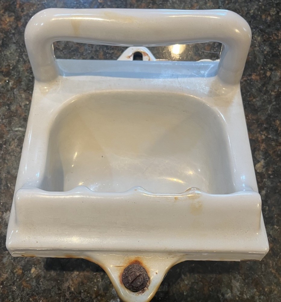 Vintage Cast Iron Soap Dish MCM BEC 622