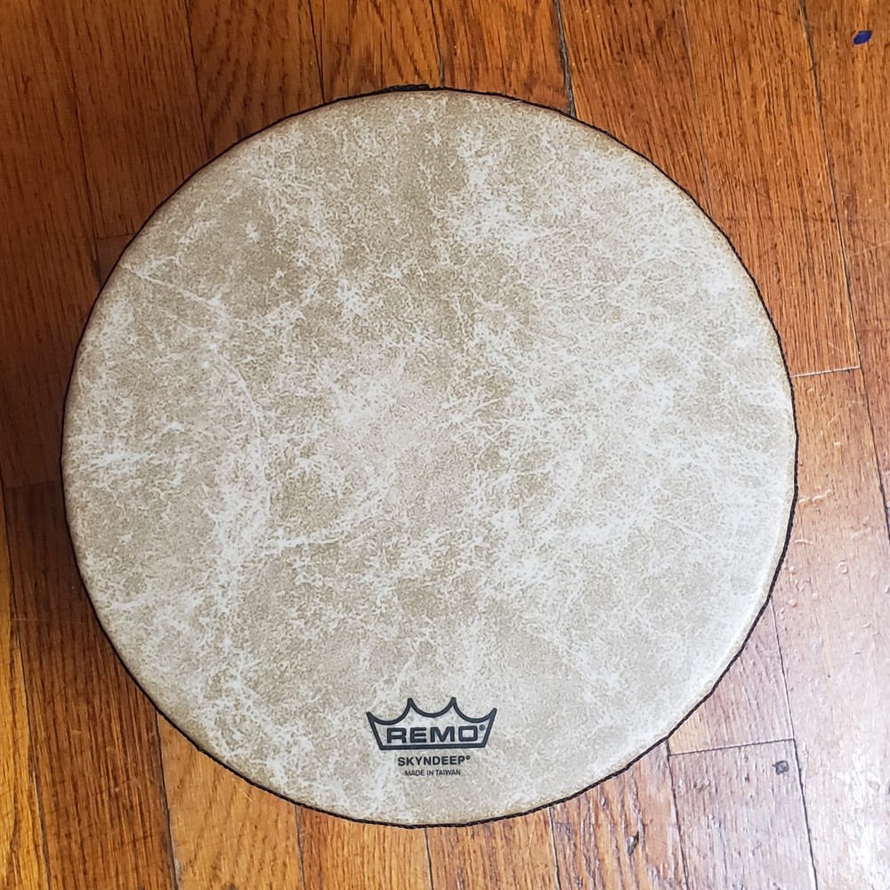 Remo Kids Percussion Floor Tom Drum 10" 2010s - Pattern: Island