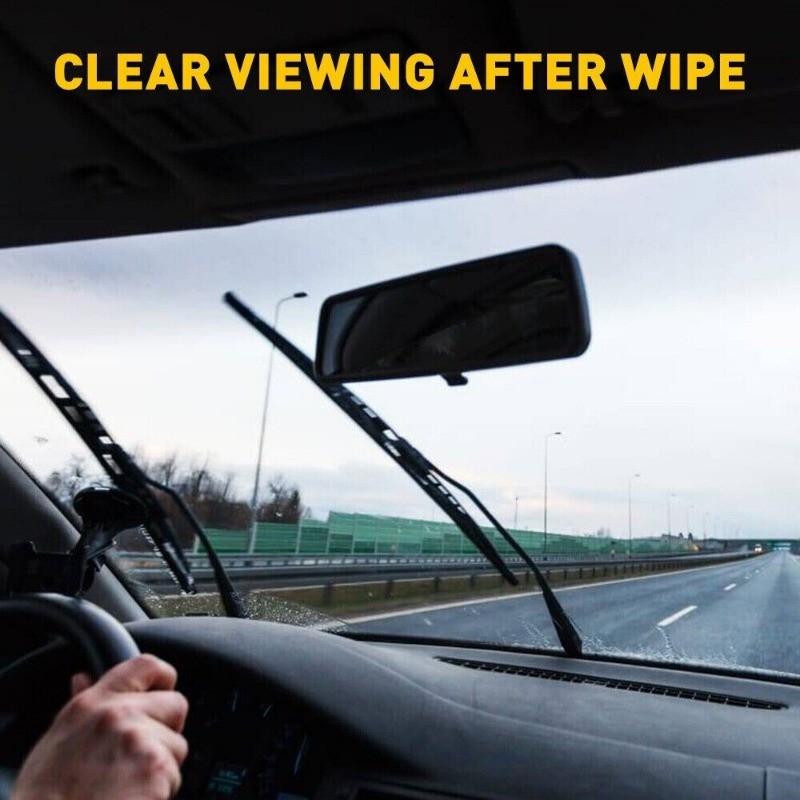 8pcs Universal 28" Car Bus Silicone Frameless Windshield Wiper Blade Refills