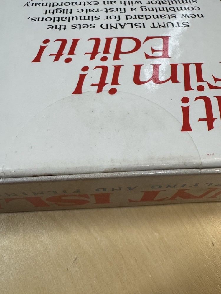 Disney Stunt Island Computer Game PC Vintage 1992