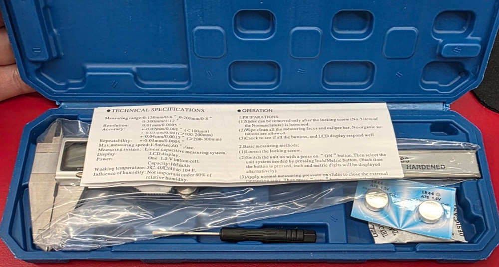 Brand New Digital Caliper in Blue Case