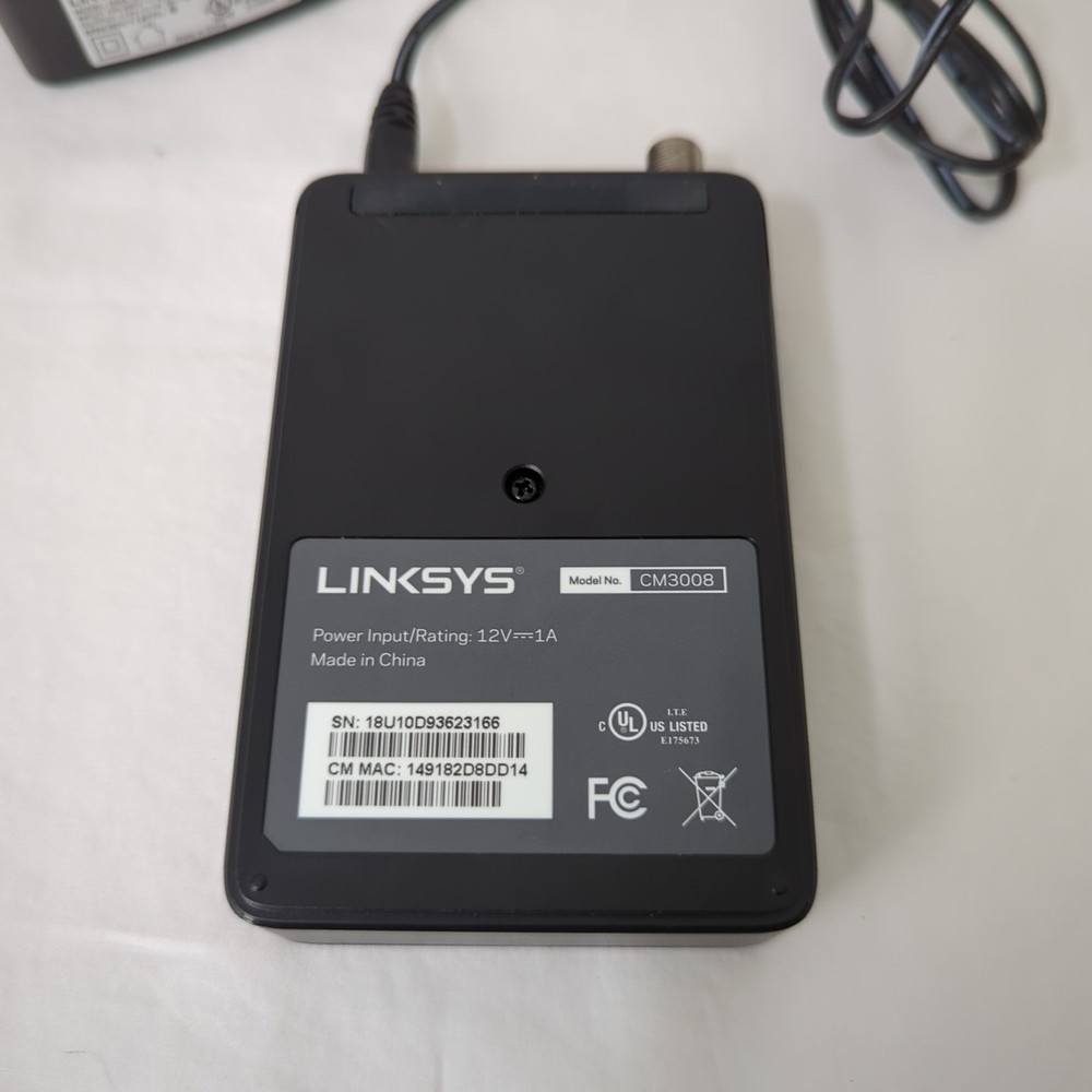 Linksys 8x4 Cable Modem DOCSIS 3.0 CM3008