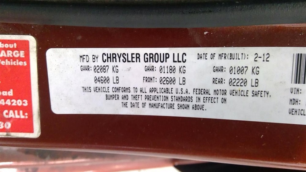 Used A/C Selector Switch fits: 2012 Dodge Avenger manual temperature control rea