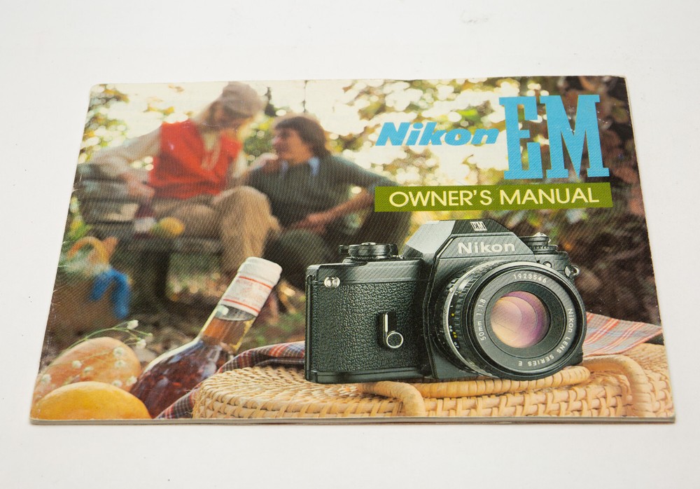 Nikon EM SLR Camera Instruction Manual English
