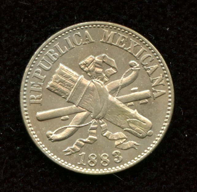 Mexico 1883 Centavo BU   C7