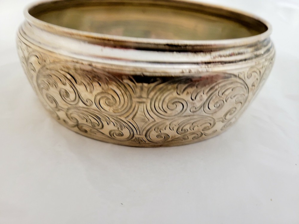 TIFFANY & CO. STERLING SILVER DISH / WINE COASTER