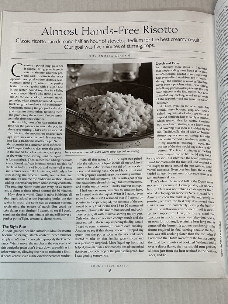 Cook’s Illustrated Magazine
