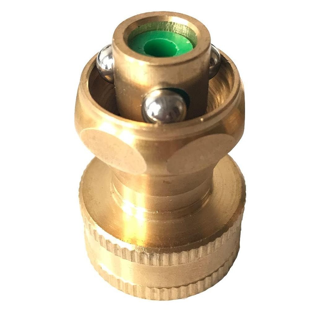 Brass Sweeper Nozzle, 3/4” High Pressure Water Hose Nozzle Adjustable Twis