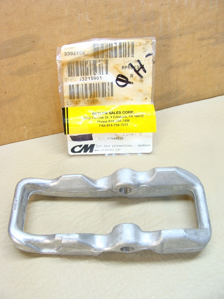 NEW CM BUDGIT hoist 332159 limit lever