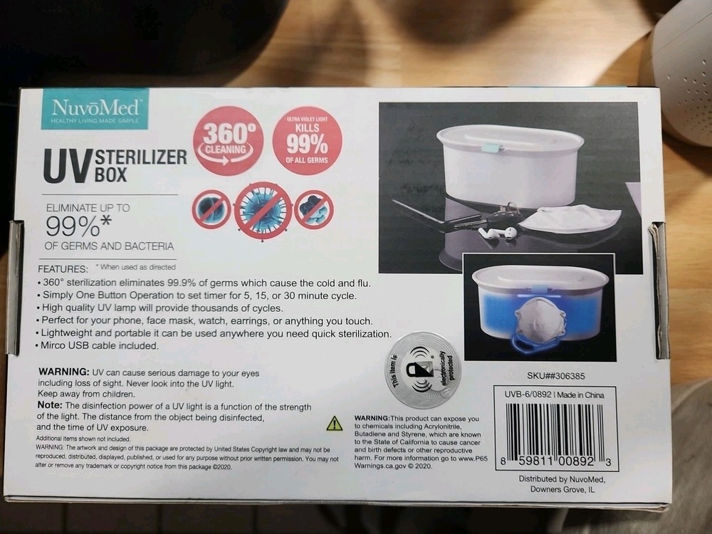 UV Sterilizer Box Multi Use