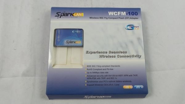Sparklan Wireless Compact Flash Card Pocket PC 802.11g Wifi (WCFM-100)