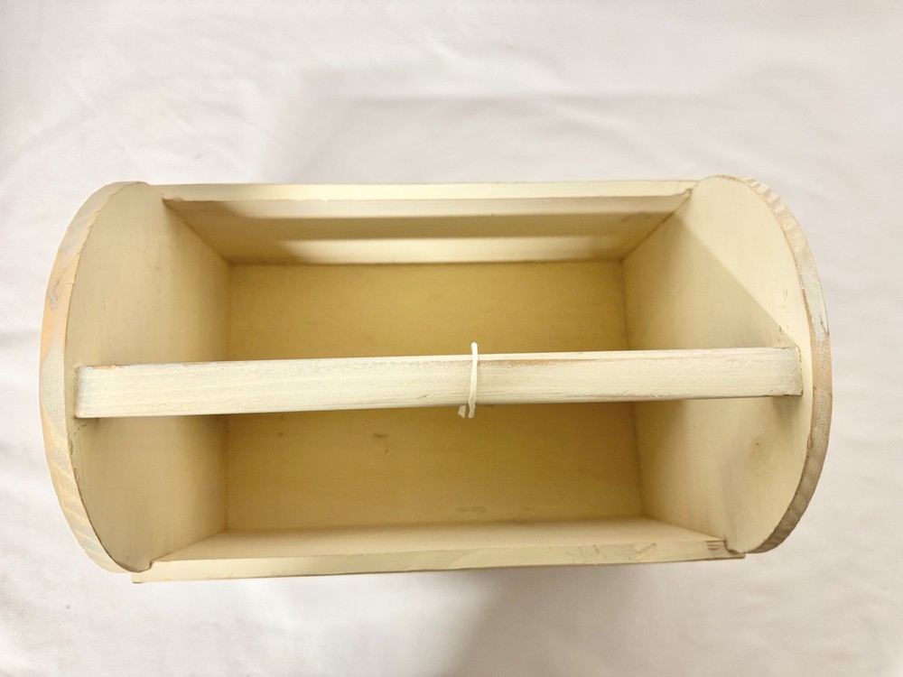 Taylor Madison Home Collection Wooden Craft Tool Box Caddy with Handle