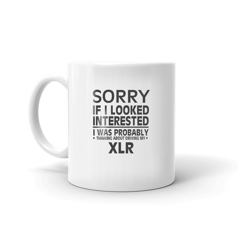 Thinking About Driving My XLR Tea Coffee Ceramic Mug Office Work Cup