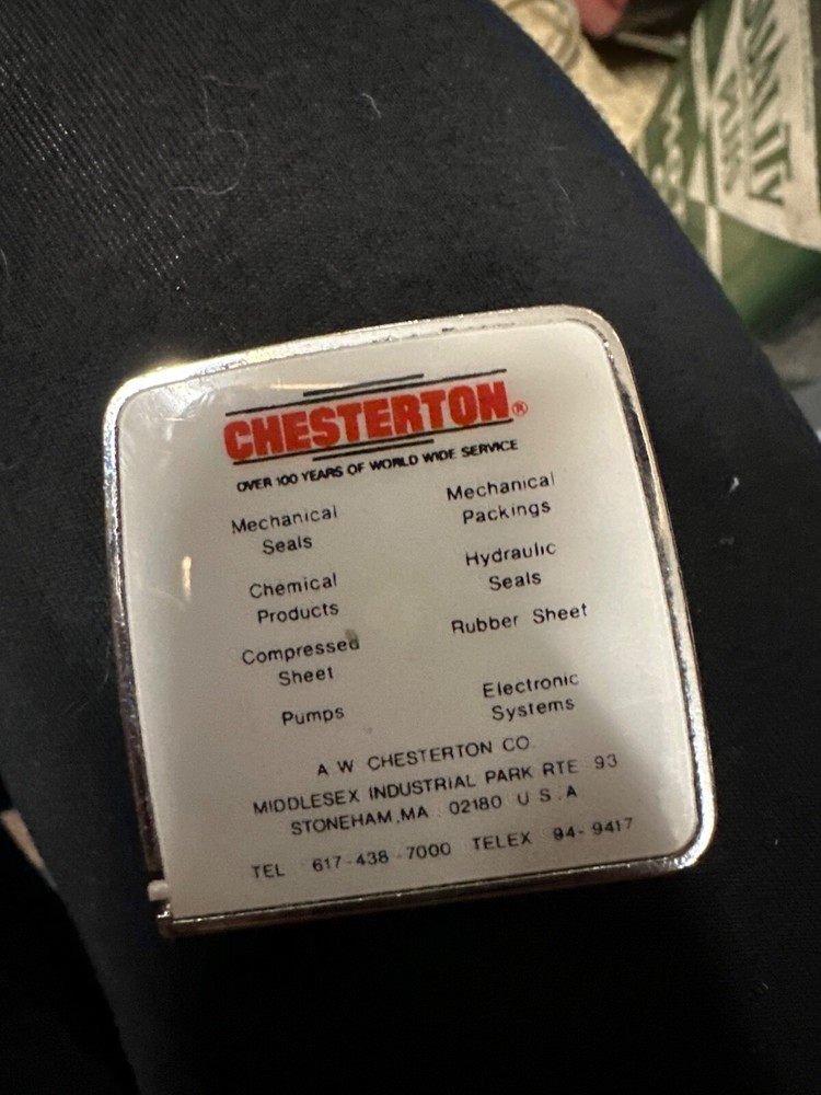 Chesterton tape measure