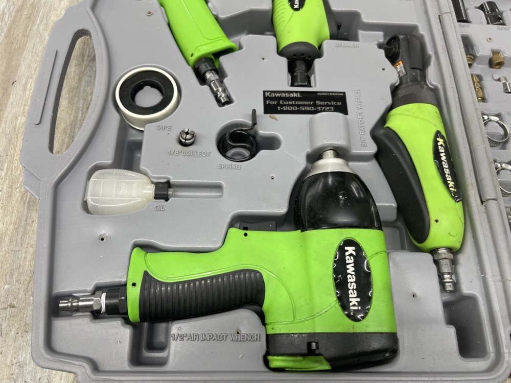 KAWASAKI Air Tool Set 840800 BARELY USED.