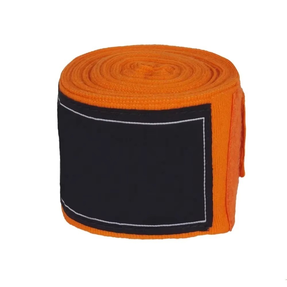 Orange Elastic Sports Armband Strap Adjustable Hook & Loop Captain 10 pair