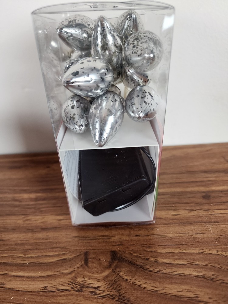 December Home 8ft C7 Mercury Lights 3 Light Function Switch 15ct LED