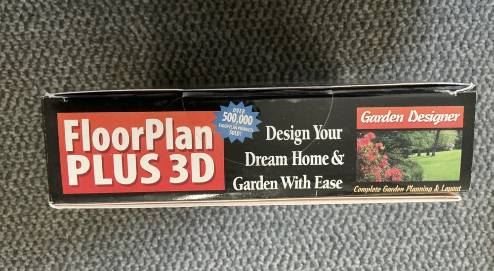 IMSI FloorPlan Plus 3D Garden Designer PC Software. CD’s & Floopy disk