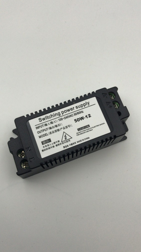 Ultra Thin LED Power Supply 110V TO DC 12V 50W