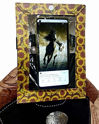 Showman Smart Phone Case w/ Sunflower Print for Saddle