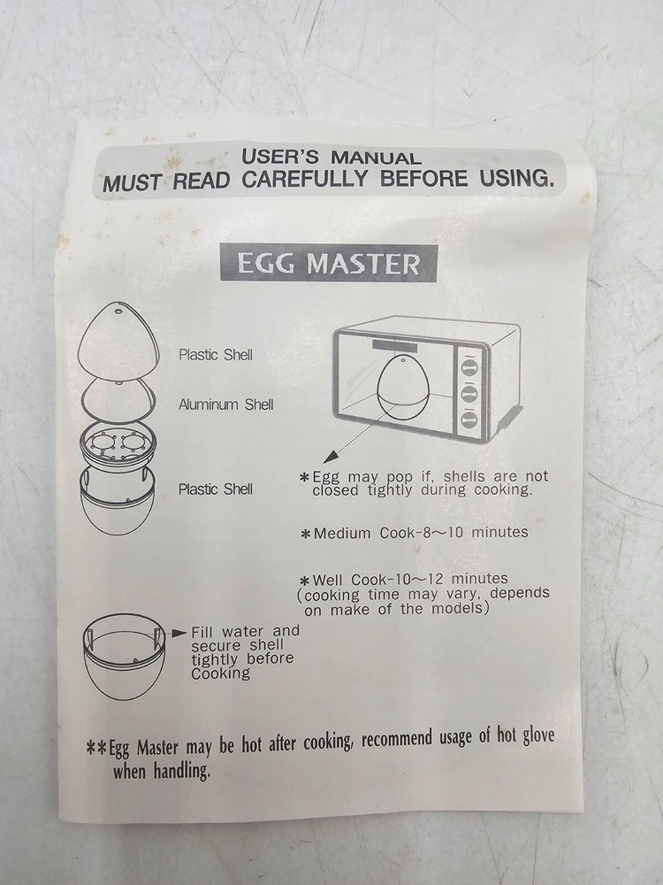 Vintage Egg Master Micro Wave Steamer- NEW