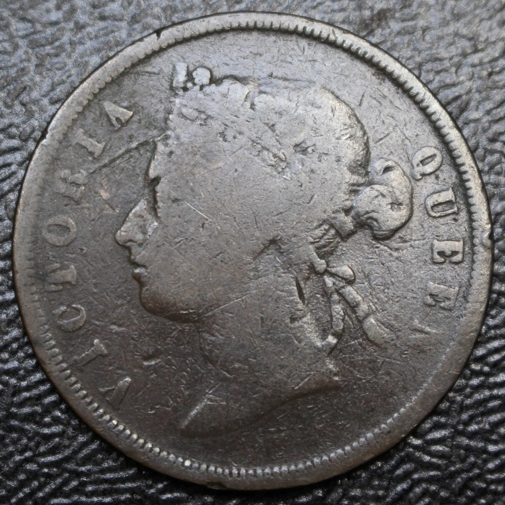 1872 STRAITS SETTLEMENTS - 1 CENT - COPPER - Queen Victoria - Nice