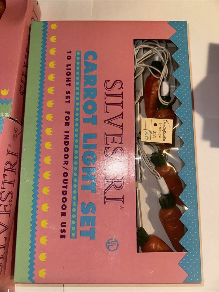 Silvestri Carrot Light Set Lot 4 Boxes