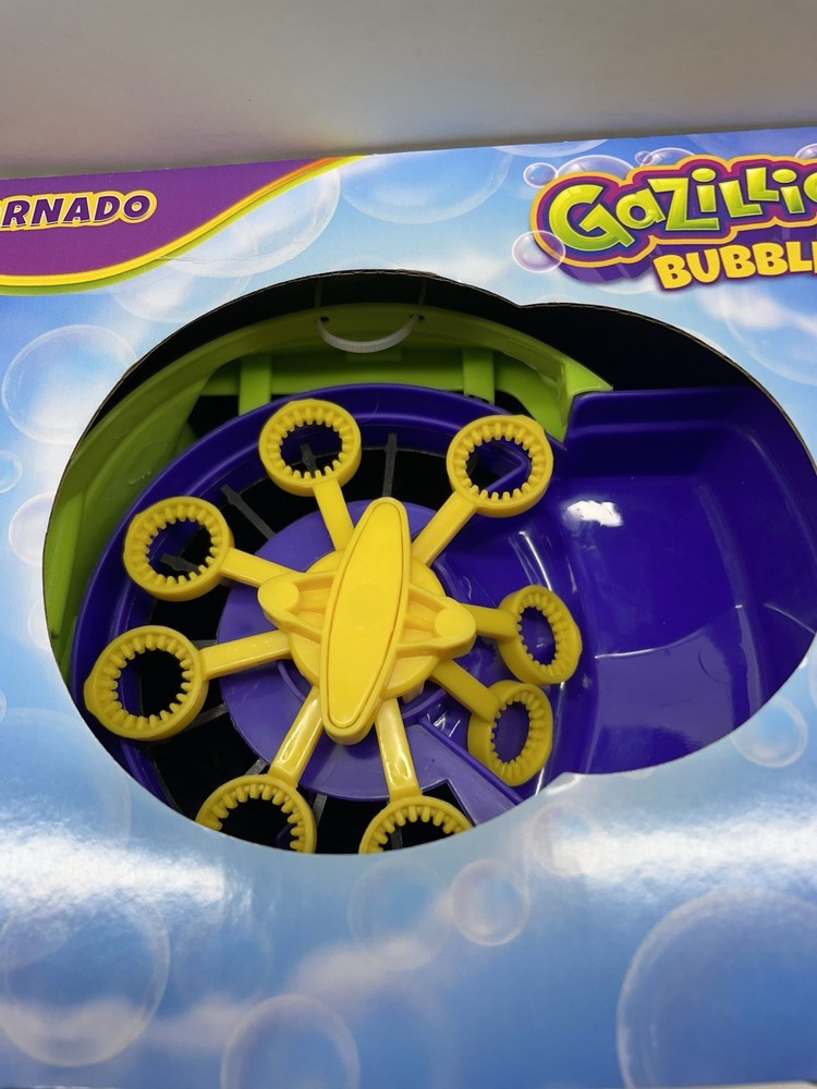 Gazillion Bubbles Tornado Machine Kids Outdoor Bubble Maker w/ Solution New
