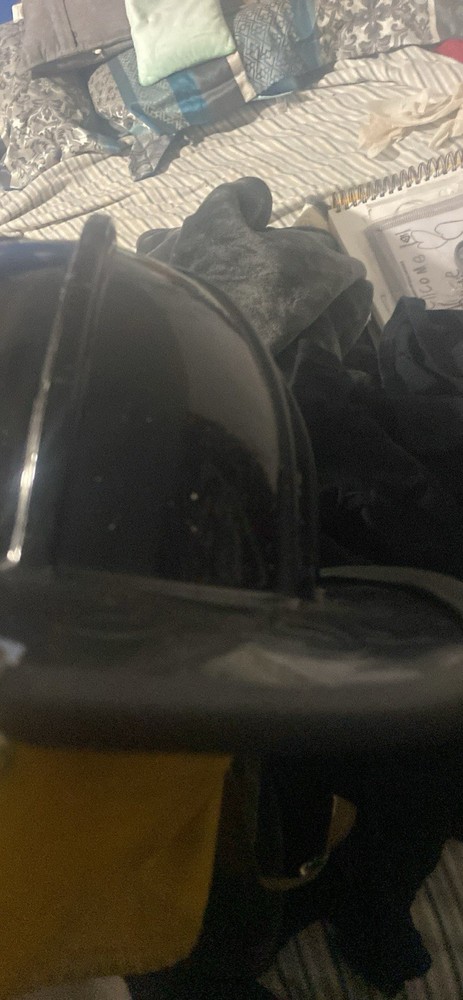 Cairns & Brother Vintage Black Fireman’s helmet