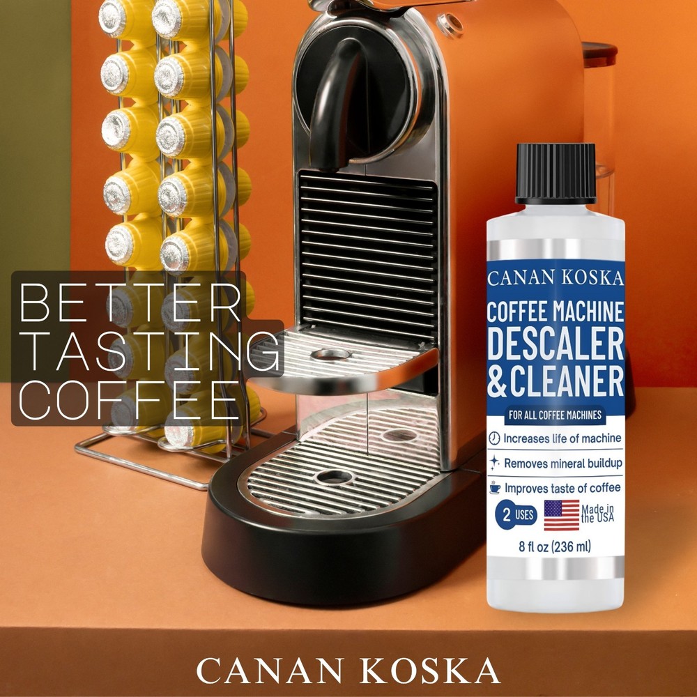Coffee Machine Descaler 8 oz – Universal Descaling Solution for All Coffee Maker
