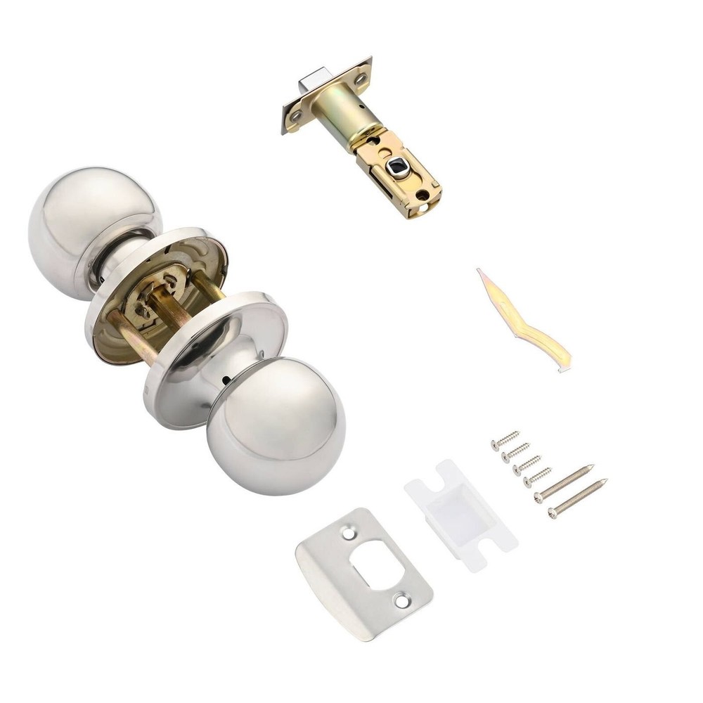 Ikonic Ruby Passage Door Handle set ( Bright Chrome)