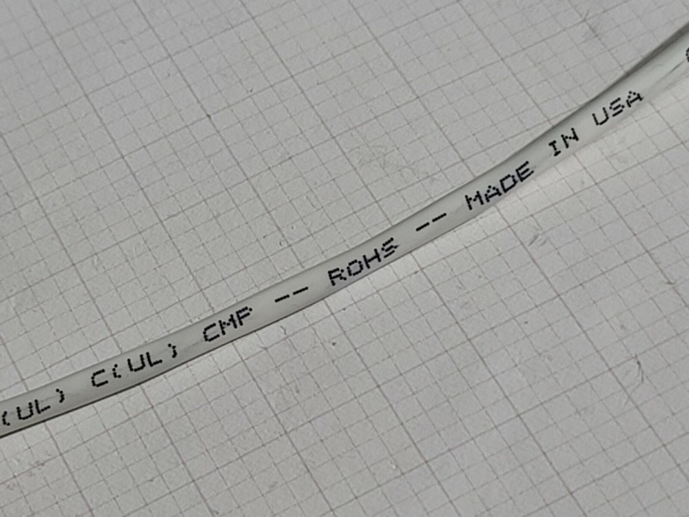 Carol E2202S 18/2C Shielded Control/Communications Cable Plenum White /50ft