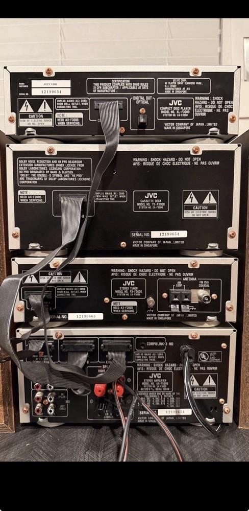 JVC Integrated Amplifier with Cd/Cassette Deck