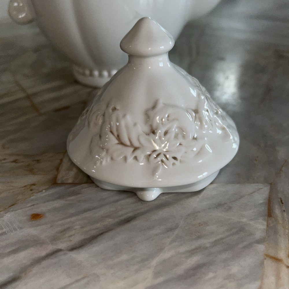 Roscher Pointsettia Cream Tea Pot
